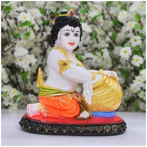 Buy Atoz India Cart Baby Krishna Statue Small Krishna Idol Handcrafted