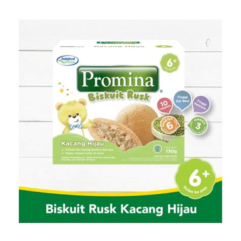 Jual Promina Biskuit Rusk Kacang Hijau X Gr Shopee Indonesia