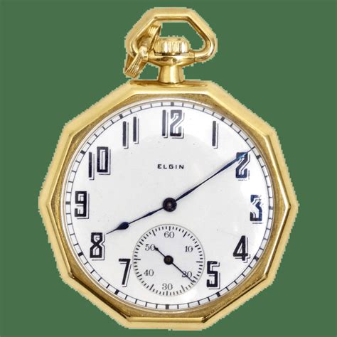 Elgin 14k Gold Pocket Watchpendant 1940s Watch Museum Discover