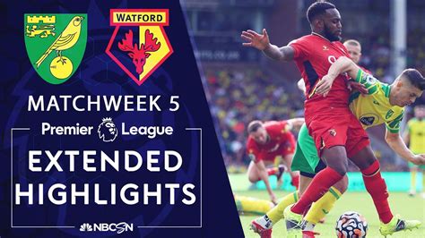 Norwich City V Watford Premier League Highlights Nbc