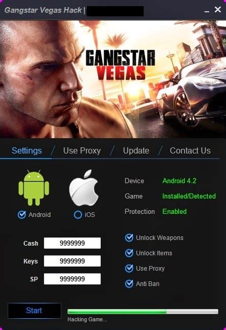 Gangstar Vegas Hack Tool Unlimited Cash For Android Ios Free