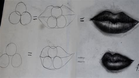 How To Draw Lips Realistic For Beginners