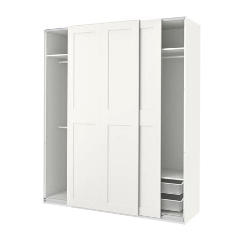 Paxgrimo Wardrobe Combination Whitewhite 200x66x236 Cm Ikea Latvija