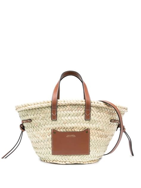 Isabel Marant Cadix Handbag In Nude Neutrals Modesens