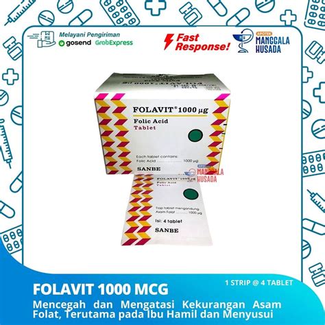 Jual Folavit Mcg Perstrip Tablet Shopee Indonesia