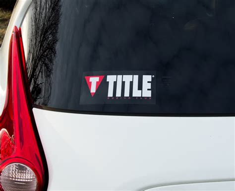 TITLE Boxing Club Logo TBC Sticker Square