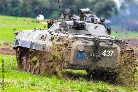 Ostrava Czech Republic The Bmp Is An Amphibious Infantry