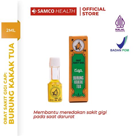 Jual Samco Obat Sakit Gigi Cap Burung Kakak Tua Shopee Indonesia