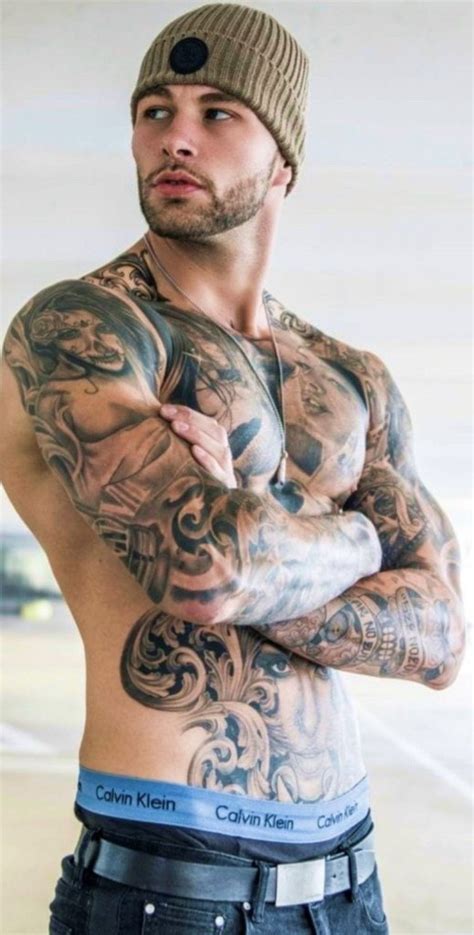 Los Mejores Hombres Tatuados Lindos Sexys Guapos Modelos Lo