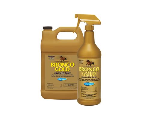 Bronco Gold Horse Fly Spray And Coat Conditioner Fly Control Farnam