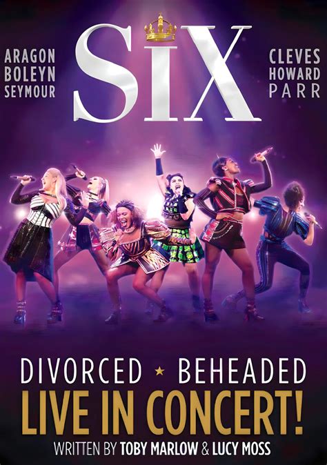 Six Musical Theatre West End Broadway Poster