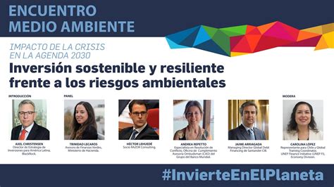 Encuentro Medio Ambiente 2020 Inversión Sostenible Y Resiliente