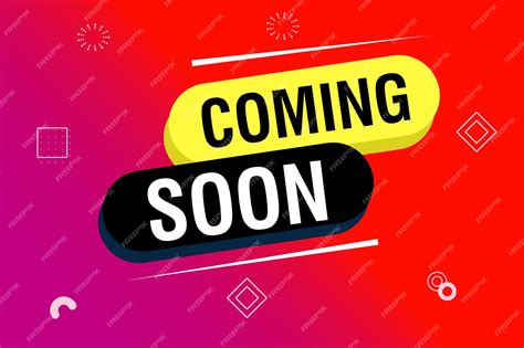 Premium Vector Coming Soon Modern Banner Design