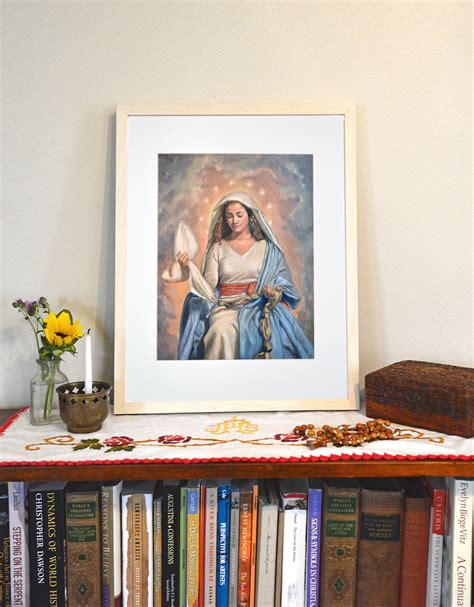 Our Lady Undoer Of Knots Print Catholic Art Prints Untier Of Etsy