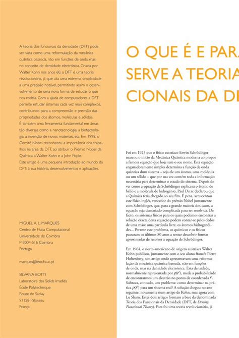 Pdf O Que E Para Que Serve A Teoria Dos Fun Cionais Da Nautilus