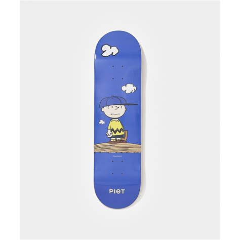 Skate Deck Piet x Peanuts Charlie Brown Base Sneakers Tênis Roupas