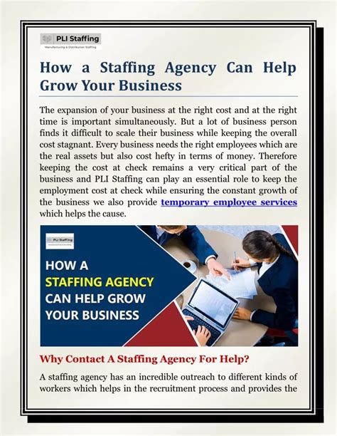 Ppt How A Staffing Agency Can Help Grow Your Business Powerpoint