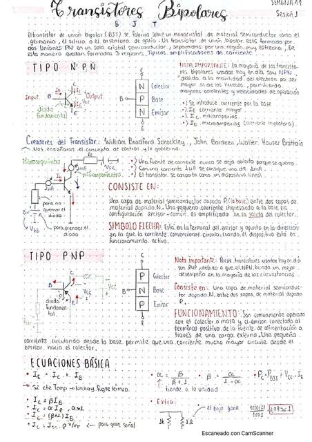 Transistores Bipolares BJT Ejercicios Tips Study Ad UDocz