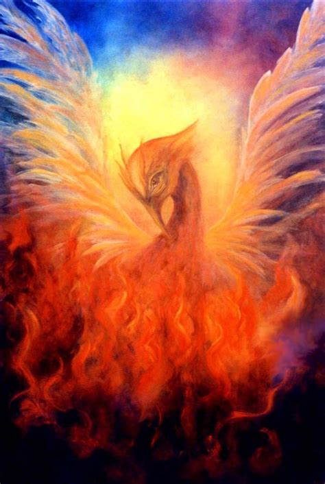 Phoenix Rising Fine Art Print Greeting Card Signed by Marina - Etsy