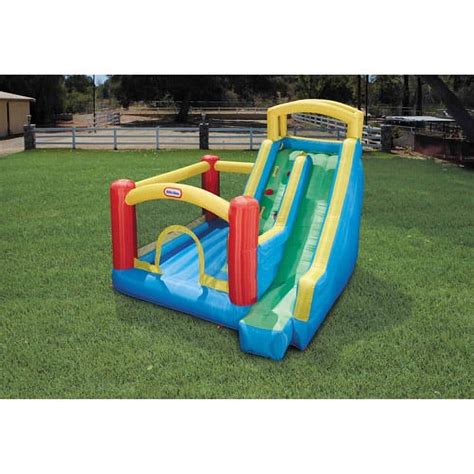 Little Tikes Giant Slide Bouncer Inflatable Bounce House Blower And