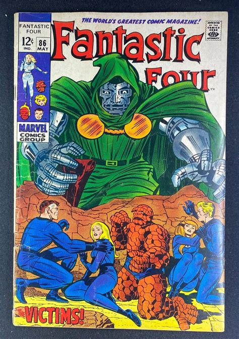 Fantastic Four 1961 86 VG 4 5 Doctor Doom App Jack Kirby