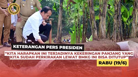 Sekretariat Kabinet Republik Indonesia Keterangan Pers Presiden