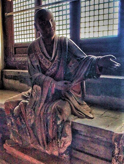 One Of The Life Size Statues Of Arhats In The Thousand Buddhas Hall