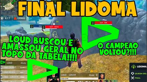 Lidoma Loud Acordou E Amassou Geral Na Grande Final Fluxo Perdeu