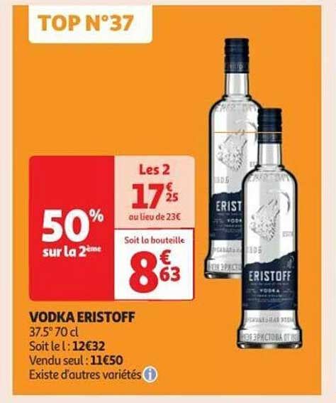 Promo Vodka Eristoff Chez Auchan Icatalogue Fr