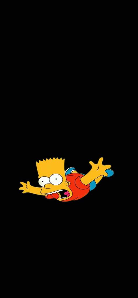 Download Corny Bart Simpson Falling Wallpaper Wallpaper