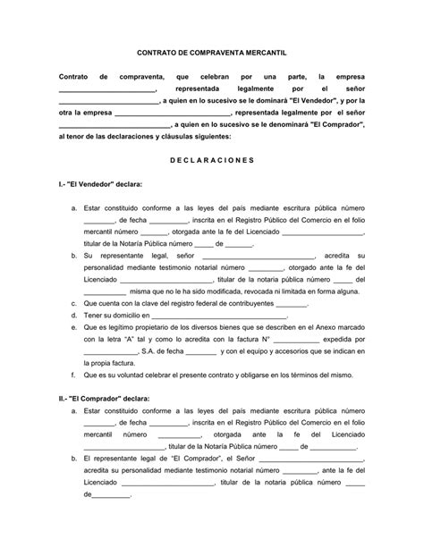 Contrato De Compraventa Ejemplos Y Formatos Word Y Pdf Para Porn Sex Picture