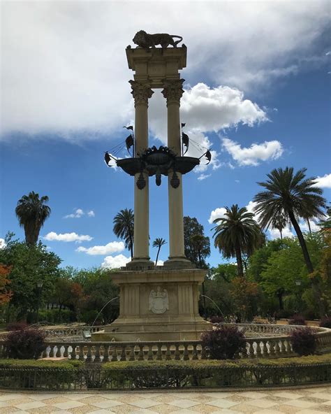 Columbus Monument Jardines De Murillo Seville Andaluc A Marc