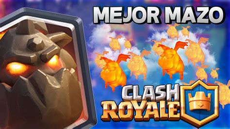 Mazo Con Sabueso De Lava Davlopz Clash Royale Youtube