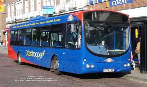 HF54 HGN VOLVO B7RLE WRIGHTBUS ECLIPSE SANDERS COACHES C Flickr