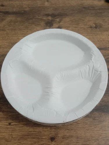 10 Inch Eco Friendly Disposable Paper Plates 3 Cp Paper Plate At Rs 90