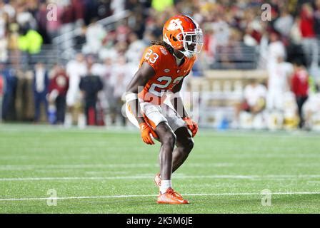 Alumni Stadium 8th Oct 2022 MA USA Clemson Tigers Running Back