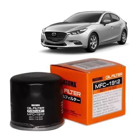 Filtro Aceite Masuma Original Para Mazda Pe Cuotas