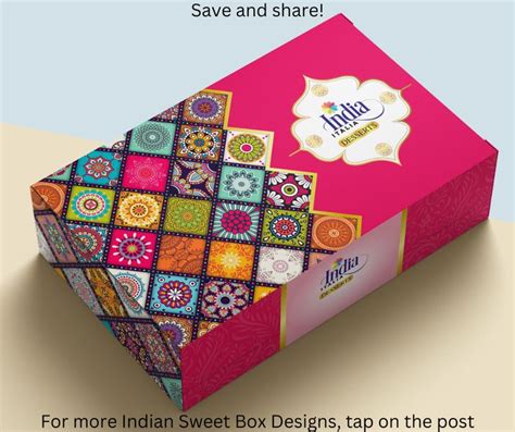 Indian Sweet Box Design Template Mithai Box Design Archanvandan