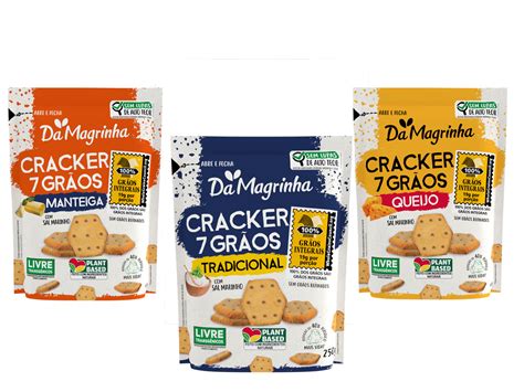 Da Magrinha 100 Integral lança crackers sete grãos