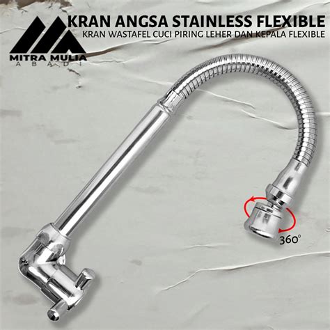 Jual Kran Angsa Leher Flexible Kran Cuci Piring Kran Air Dapur