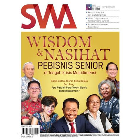 Jual Majalah Majalah Swa Edisi Wisdom Nasihat Pebisnis