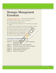 Module 1 Strategic Management Essentials Pdf Strategic Management