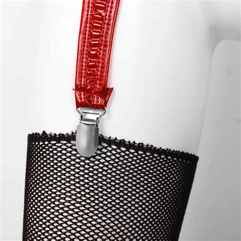Porte Jarretelle Jarretelles Gothiques Pour Femme Lingerie Brillante D