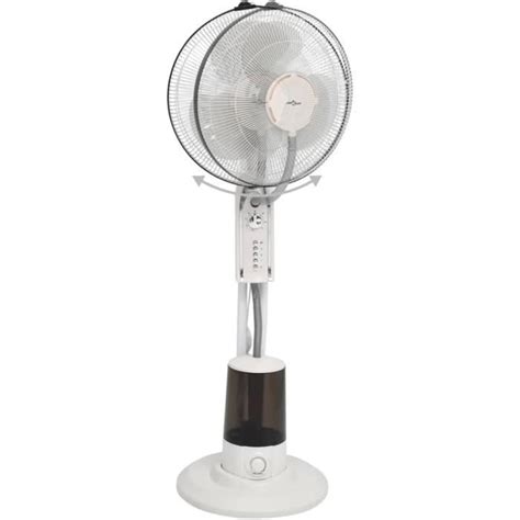 Ventilateur Brumisateur Sur Pied 3 Vitesses Humidificateur Salon Salle