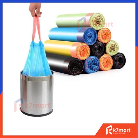 Jual K Mart Kantong Plastik Sampah Roll Dengan Tali X Cm Isi