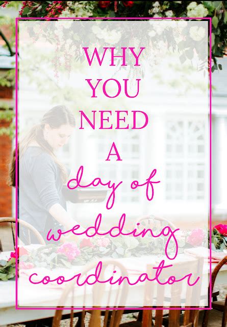 Why You Need a Day-of Wedding Coordinator | Lavender Elizabeth