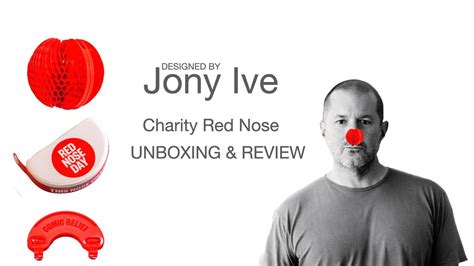 Jony Ive Designed Charity Red Nose For Comic Relief Unboxing Review