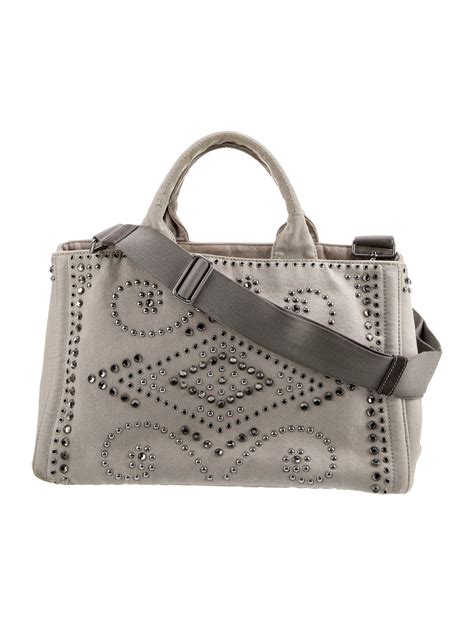 Prada Canapa Bijoux Tote Neutrals Totes Handbags Pra The