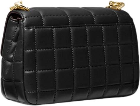 Michael Kors Soho Large Quilted Leren Schoudertas Dames Zwart Bol