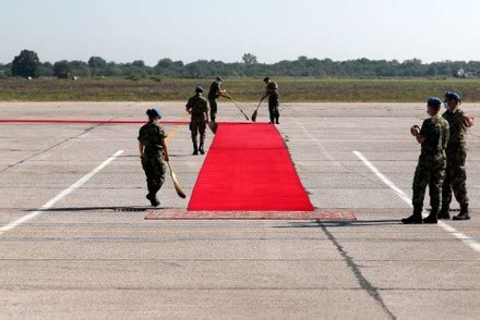 Members Serbian Honor Guard Prepare Red Editorial Stock Photo Stock